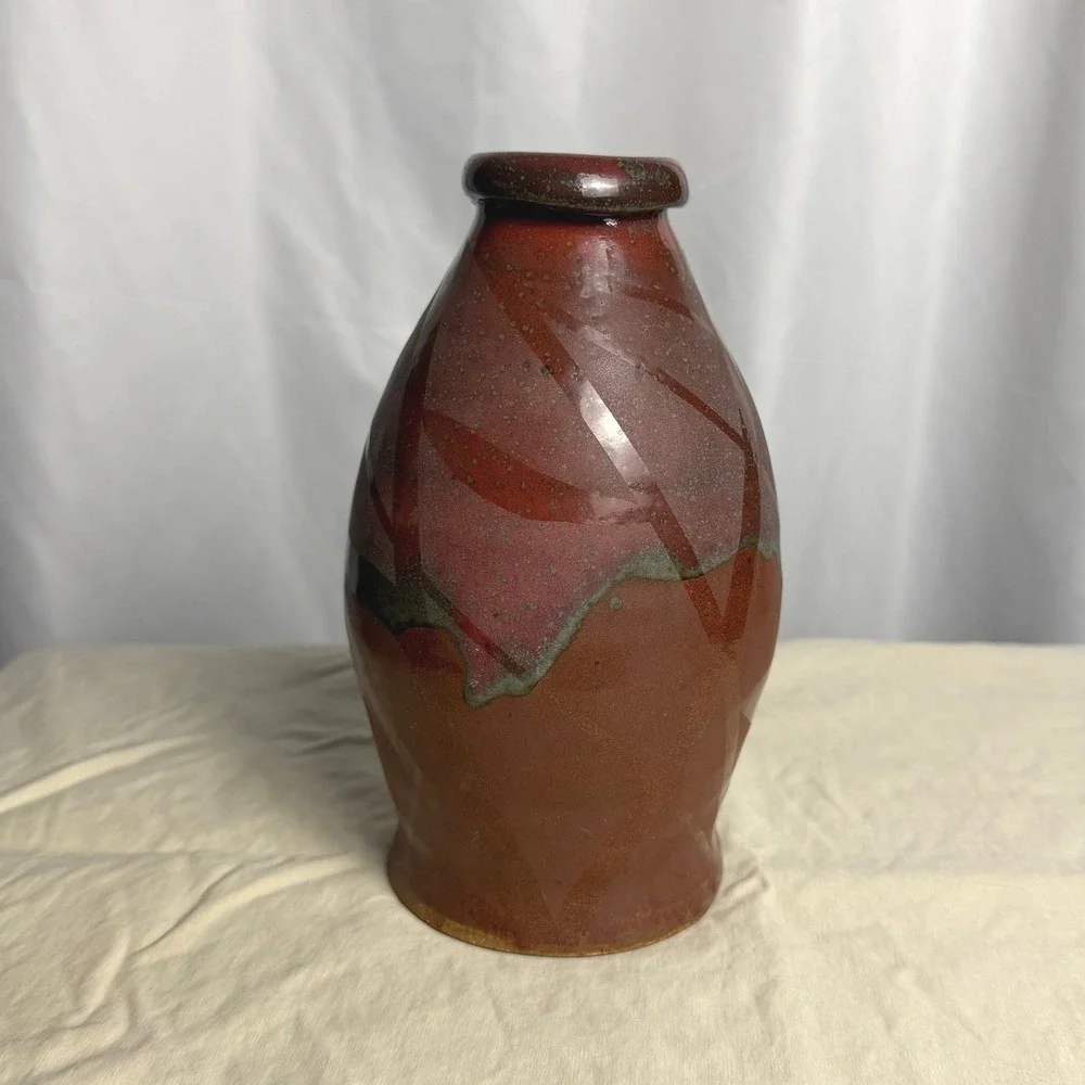 Handmade stoneware vase